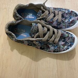 Skechers BOBS Kids Sneakers - Colorful Print